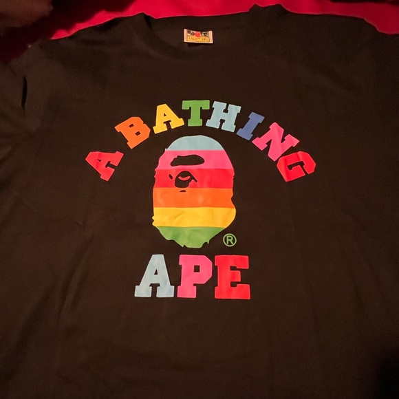 Bape rainbow pride shirt - Picture 1 of 3